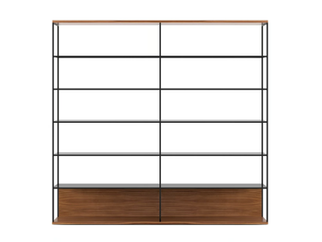 LITERATURA OPEN - Open freestanding wooden bookcase by Punt