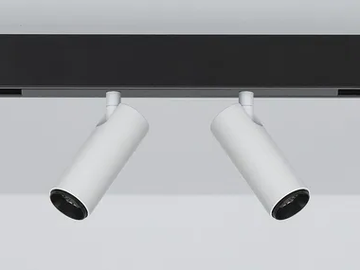 ALPHA MICRO TRACK 2 LIGHTS - LED aluminium track-Light by PURALUCE