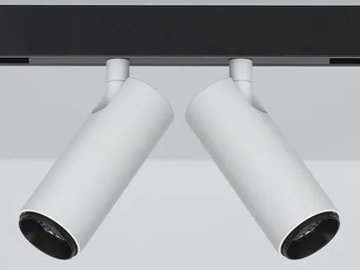 ALPHA TRACK 2 LIGHTS - LED aluminium track-Light by PURALUCE