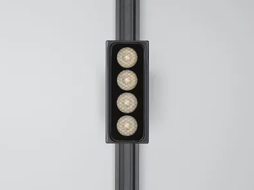 DOMINO 4 TRACK - LED aluminium track-Light by PURALUCE