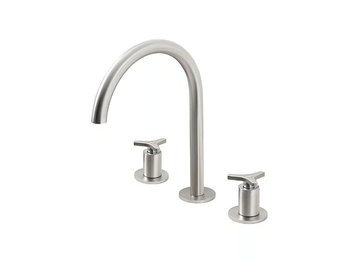 TOMEO 6310036T - Countertop single handle 3 hole washbasin mixer by QD Magistro Lab