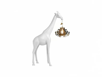 GIRAFFE IN LOVE XS - Polyethylene floor lamp by Qeeboo
