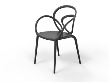 LOOP - Stackable polypropylene garden chair by Qeeboo