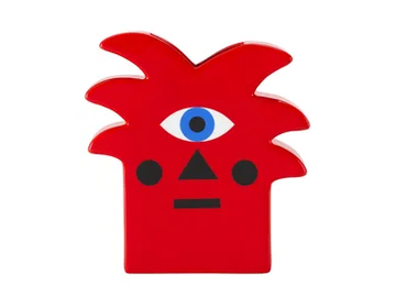 RED PALM - Ceramic vase by Qeeboo