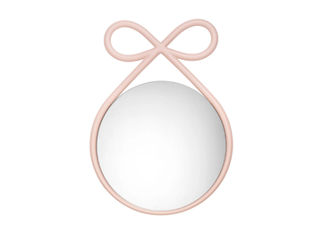 RIBBON - Round wall-mounted polypropylene mirror by Qeeboo
