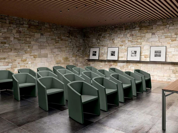 ALIAS - Easy chair with armrests by Quadrifoglio Group
