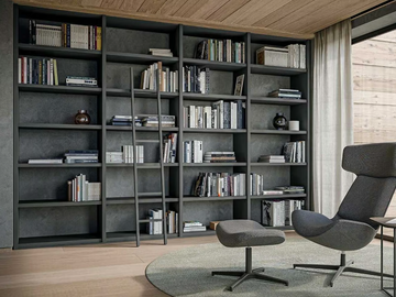 BOOKCASE - Open sectional modular bookcase by Quadrifoglio Group