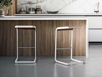 C-STOOL - Cantilever high stool by Quadrifoglio Group