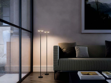 CD LED - LED polycarbonate floor lamp by Quadrifoglio Group