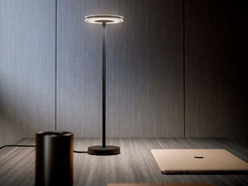 CD LED - LED polycarbonate table lamp by Quadrifoglio Group