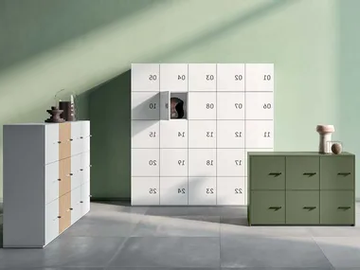 LOCKERS - Office storage unit with lock by Quadrifoglio Group