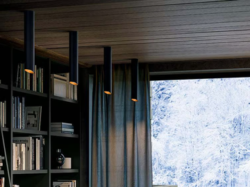 SLICE - LED aluminium ceiling lamp by Quadrifoglio Group