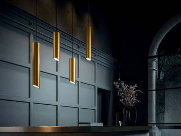 SLICE - LED aluminium pendant lamp by Quadrifoglio Group