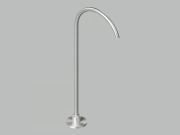 BV4200 - Floor standing stainless steel bathtub spout by Quadrodesign