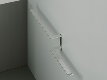 ECCETERA QA1201 - Steel towel rail by Quadrodesign