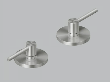 FFQT 21 51V - Stainless steel stop valve by Quadrodesign