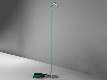 FFQT CD021.1 - Stainless steel outdoor shower with overhead shower by Quadrodesign