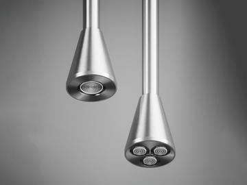 FFQT SF021.00 - Round stainless steel rain shower by Quadrodesign