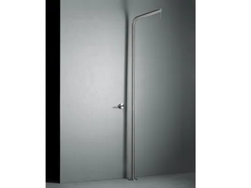 LEVO CD015 - Floor standing stainless steel shower panel by Quadrodesign