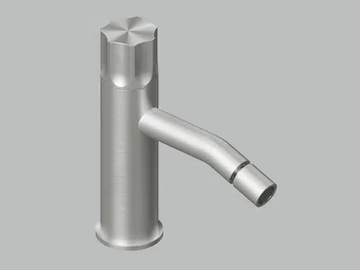 MODO 17 35 - Stainless steel bidet mixer with swivel spout by Quadrodesign