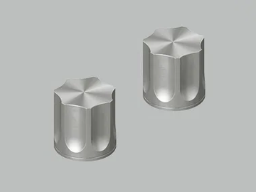 MODO 17 52V - Stainless steel deck mounted set of 2 shut-off mixing valves by Quadrodesign