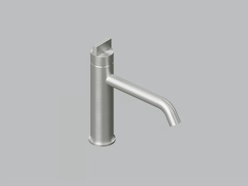 Q. 18 03 - Countertop stainless steel washbasin mixer by Quadrodesign