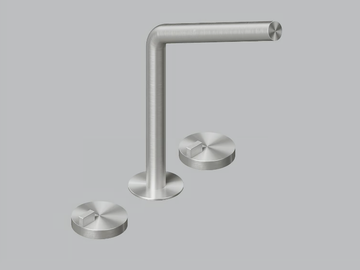 Q. 18 32V - Countertop stainless steel washbasin tap by Quadrodesign