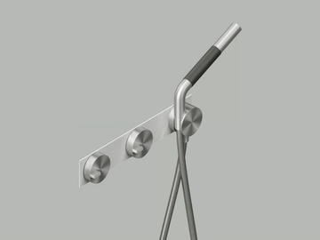 Q. 18 68 R - Stainless steel bathtub tap / shower tap by Quadrodesign