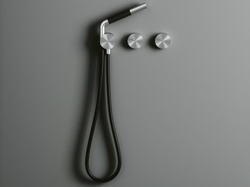 Q. 18 68 - Stainless steel bathtub tap / shower tap by Quadrodesign
