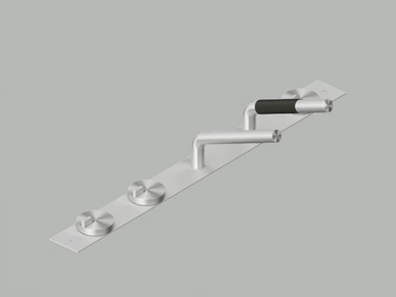 Q. 18 98 R - Stainless steel bathtub set by Quadrodesign