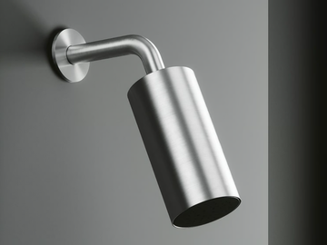 Q. SF018.00 - Wall-mounted stainless steel overhead shower by Quadrodesign