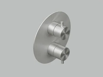 SOURCE 12 45 - Wall-mounted stainless steel remote control tap by Quadrodesign