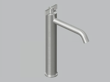 VALVOLA01 19 02 - Countertop 1 hole stainless steel washbasin mixer by Quadrodesign
