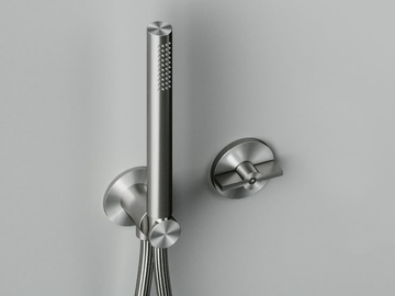 VALVOLA01 19 58 - Hydroprogressive mixer set for bath/shower with hand shower by Quadrodesign