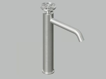 VALVOLA02 20 02 - Countertop 1 hole stainless steel washbasin mixer by Quadrodesign