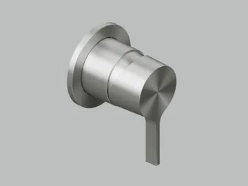 VOLCANO 36 43.00 - Wall-mounted stainless steel remote control tap by Quadrodesign