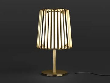 JULIA - LED brass bedside lamp by Quasar