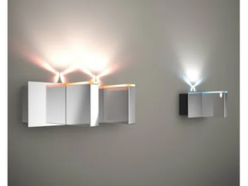 MATCH 1 OR 2 - LED aluminium wall light by Quasar