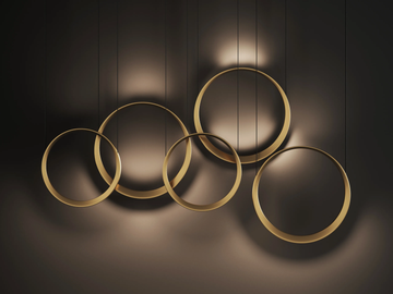 MOONLIGHT - LED aluminium pendant lamp by Quasar