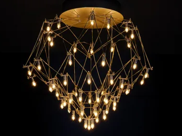 NOBILIS - LED metal ceiling lamp by Quasar