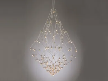 NOBILIS - LED nickel pendant lamp by Quasar
