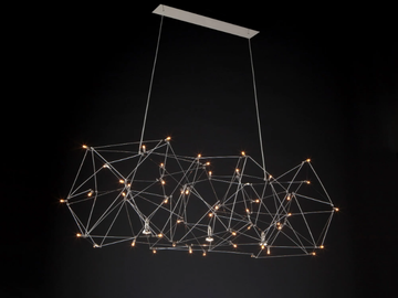 UNIVERSE - LED nickel pendant lamp by Quasar