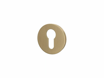 PARIS - Round brass keyhole escutcheon by Quincalux