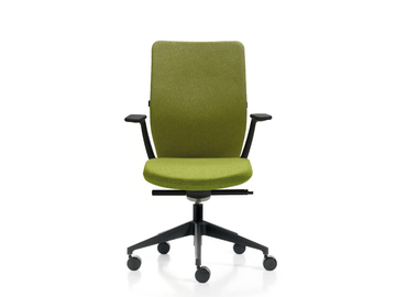 CHANCE SOFT - Swivel fabric office chair with 5-Spoke base by Quinti Sedute