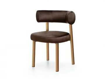 CRISTY - Upholstered fabric chair open back by Quinti Sedute