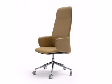 DEEP DIAMOND / EXECUTIVE - High-back executive chair with 5-spoke base by Quinti Sedute