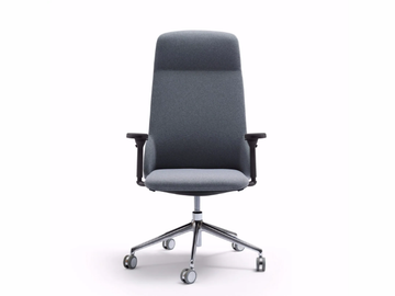 DEEP MANAGERIAL - Executive chair with 5-spoke base with armrests by Quinti Sedute