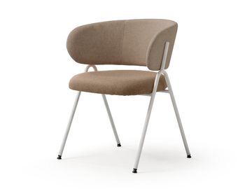 KEIRA - Upholstered chair with armrests by Quinti Sedute