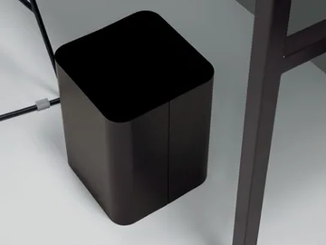 Metal waste paper bin - Metal waste paper bin by Quinti Sedute