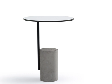 XAXA - Round cement coffee table by Quinti Sedute